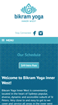 Mobile Screenshot of bikramyogainnerwest.com.au